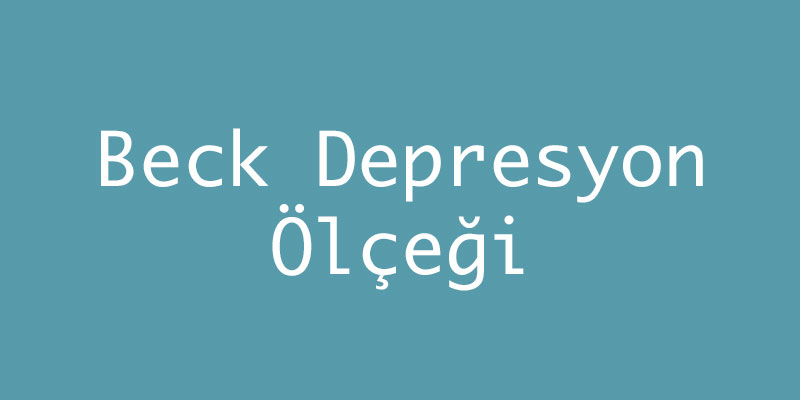 Beck Depresyon Ölçeği